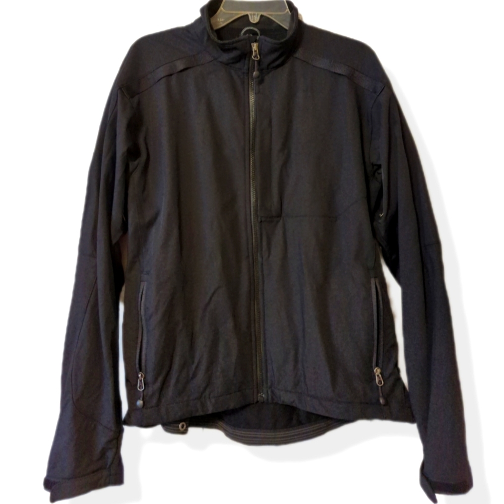 NWOT Men's Medium Versatile Black Jacket with Pockets